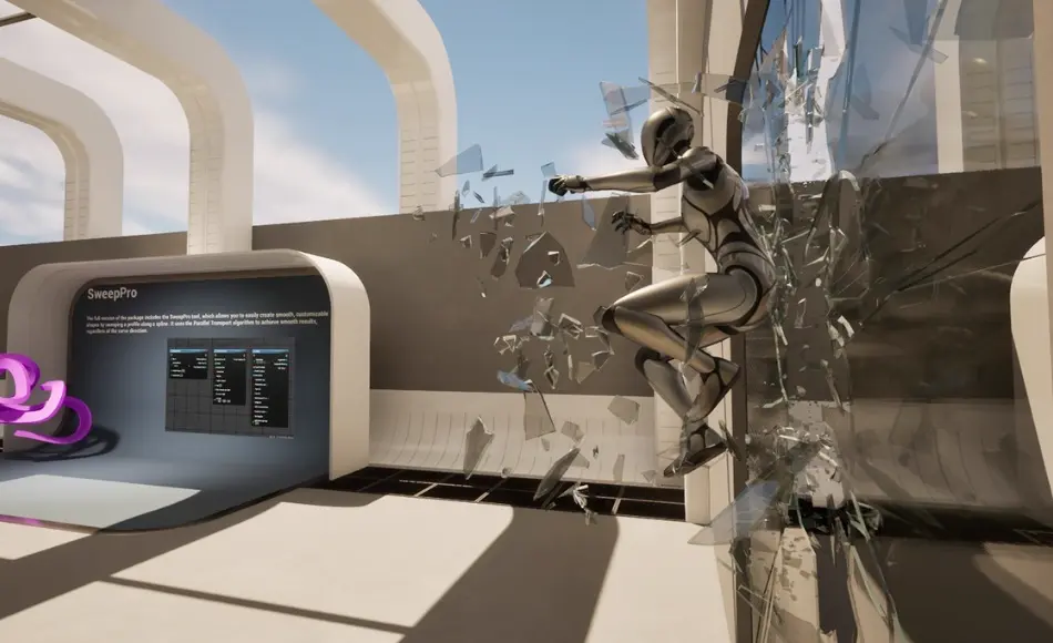 【UE5】玻璃破坏系统 Breakable Glass 2
