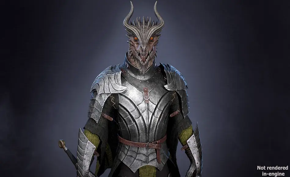 【UE5】蜥蜴人圣骑士 Lizardman Paladin