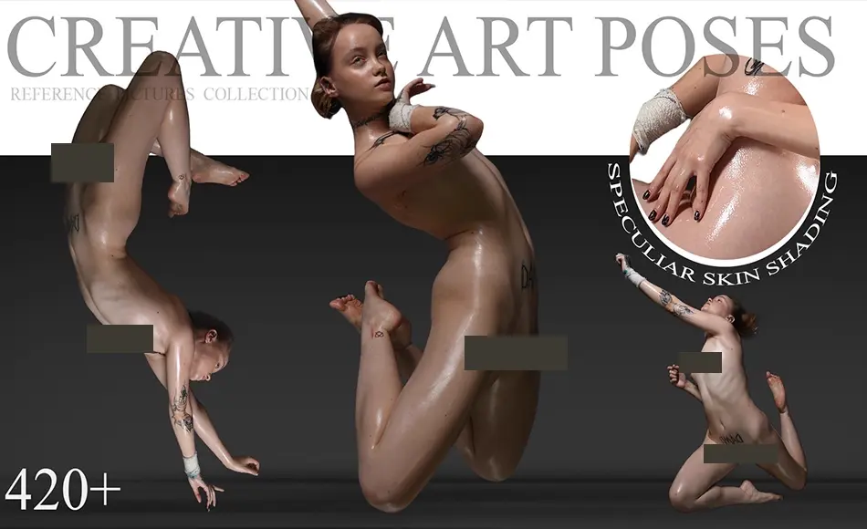 420 张创意艺术姿势参考图片 CREATIVE ART POSES 420+Reference Pictures 420 张创意艺术姿势参考图片 CREATIVE ART POSES 420+Reference Pictures