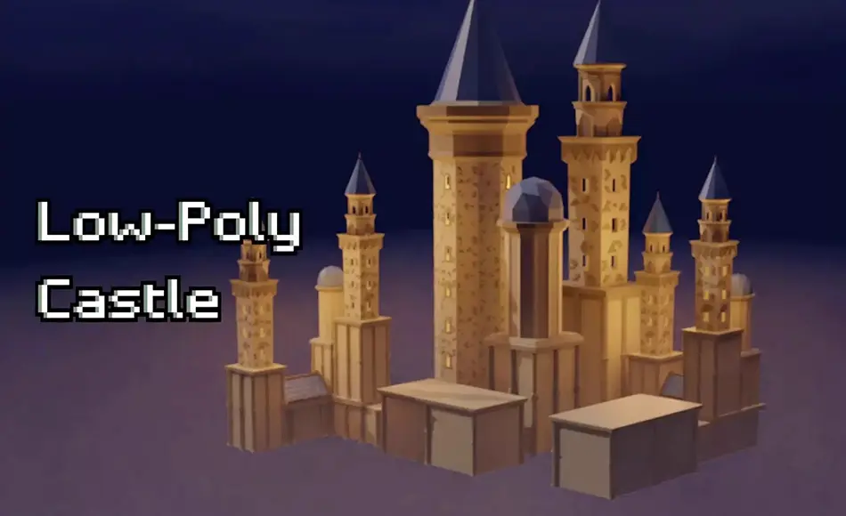 Unity资产 – 风格化卡通城堡 Low-Poly Castle