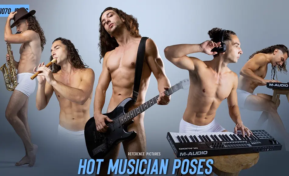 1000 多张音乐家动态姿势参考图片 1000+ Hot Musician Pose Reference Pictures
