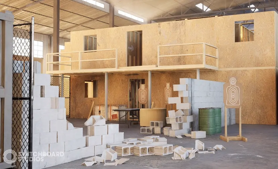 【UE5】射击训练场 Shoothouse – Killhouse Shooting Range Training Arena