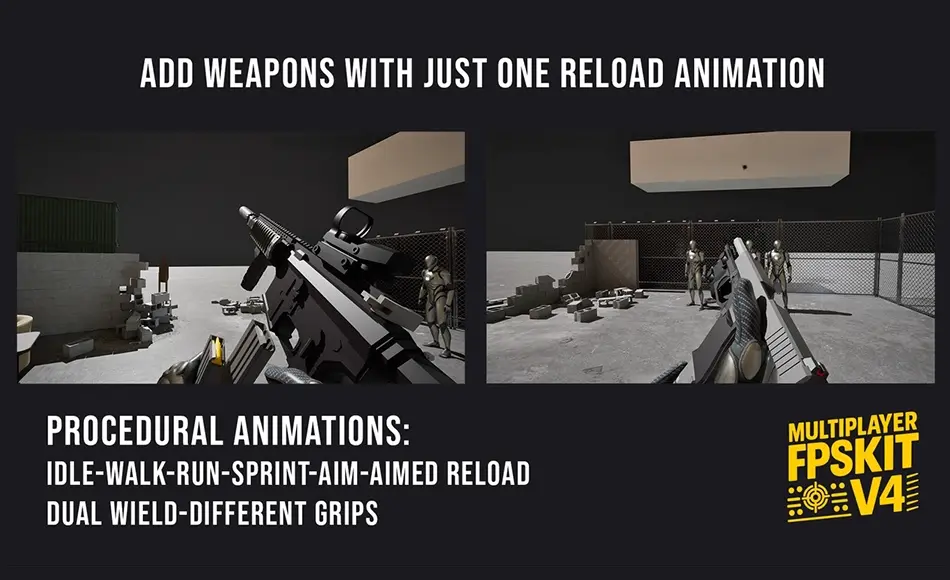 【UE5】多人射击游戏开发模板 MULTIPLAYER FPS KIT