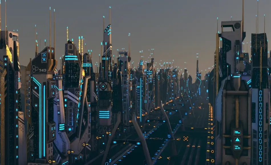 【UE5】科幻城市资产包 Mega Sci-Fi City Package
