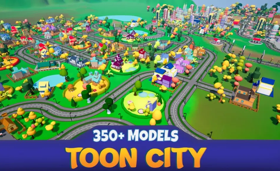 【UE5】卡通城市环境包 Cartoon City Environment Pack