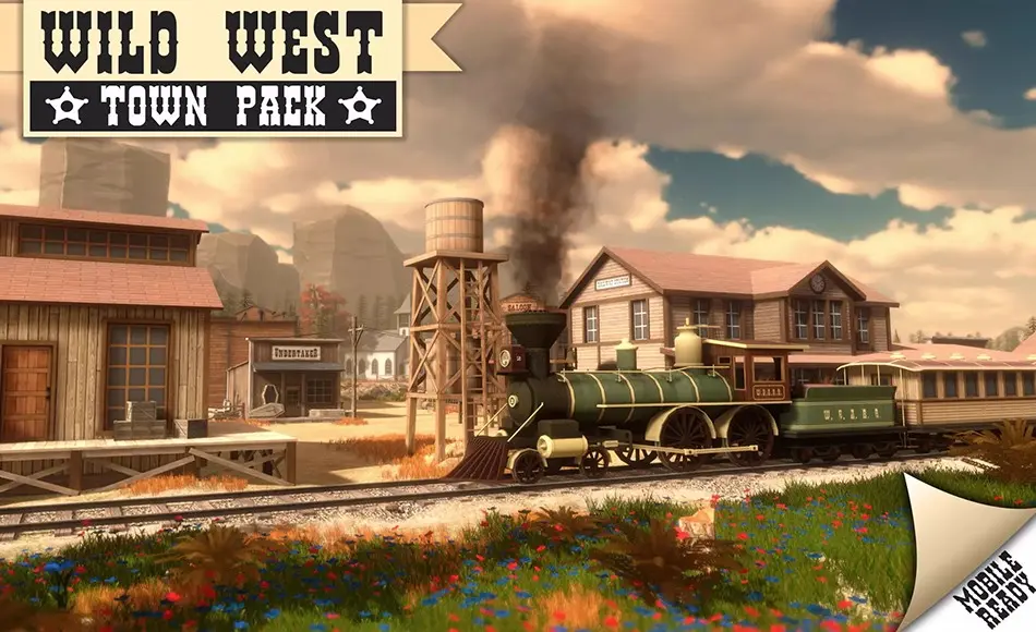 Unity资产 – 狂野西部小镇包 Wild West Town Pack Unity资产 – 狂野西部小镇包 Wild West Town Pack