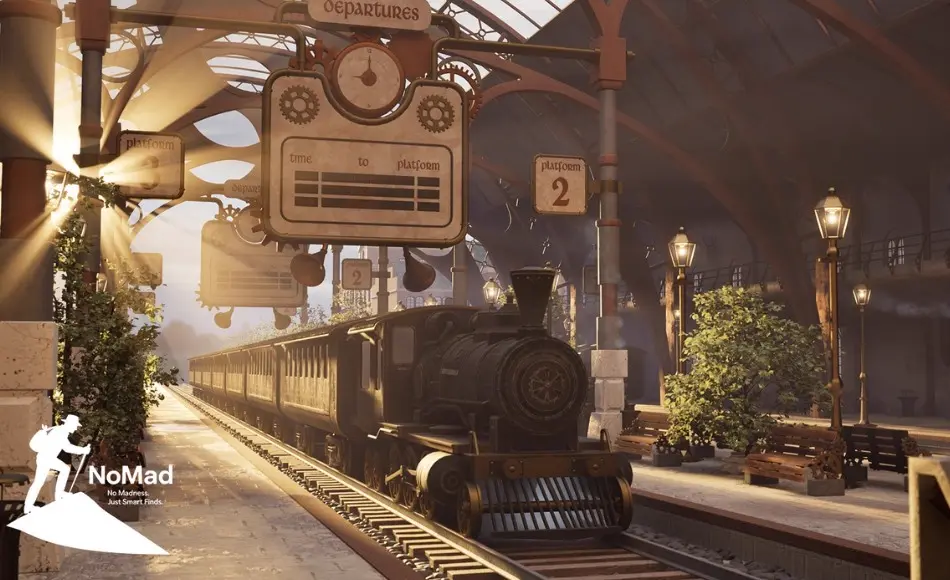 【UE5】蒸汽朋克火车站 Steampunk Train Station