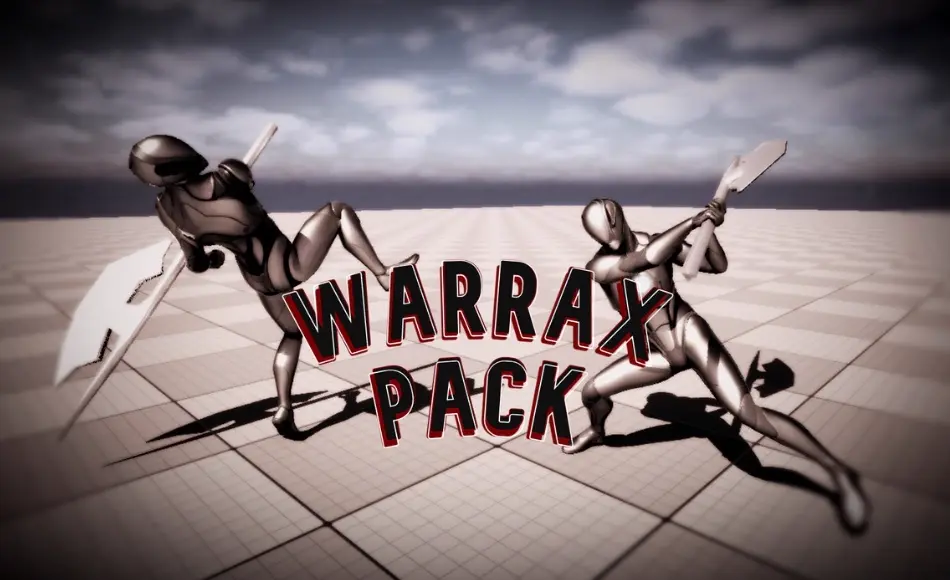 【UE5】格斗动画 Warrax Animation Pack And Playable Character