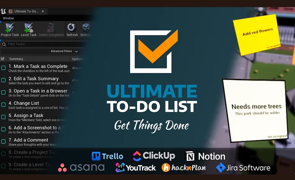 UE5插件 – 终极待办事项清单 Ultimate To-Do List