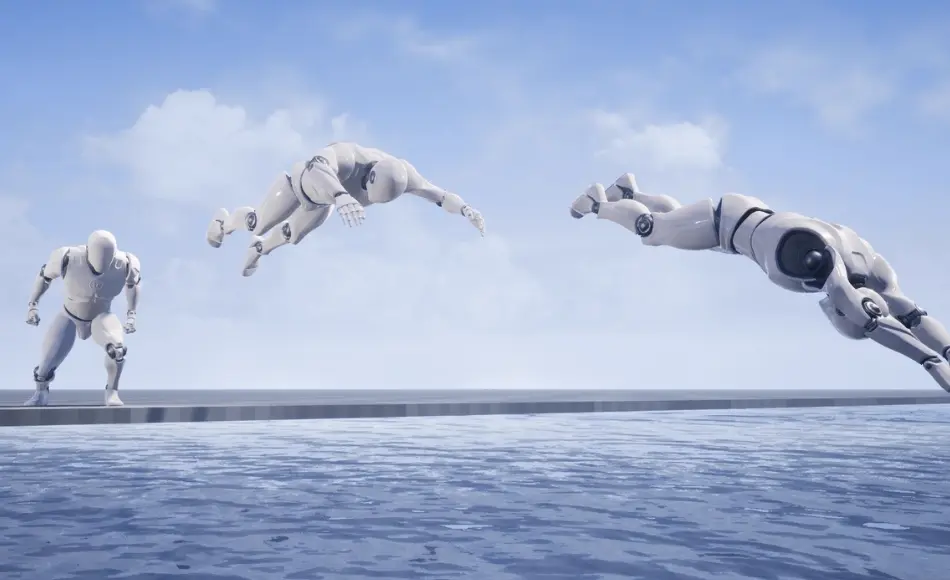 【UE5】泳池跳水动画 Pool Dives Animation Set