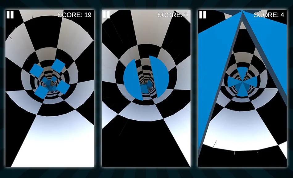 Unity开发 – 无尽隧道障碍游戏开发模板 Endless Tunnel – Infinite Hyper Casual Game – Complete Project
