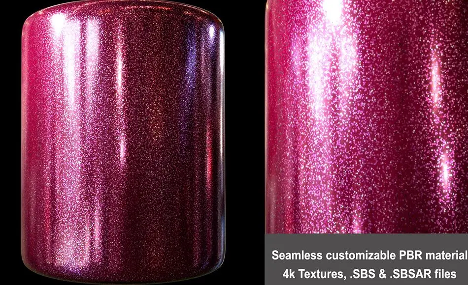 金属薄片唇膏闪光亮片物质材质纹理 Metallic Flake Paint Lipstick Sparkles Glitter Substance Material and Textures