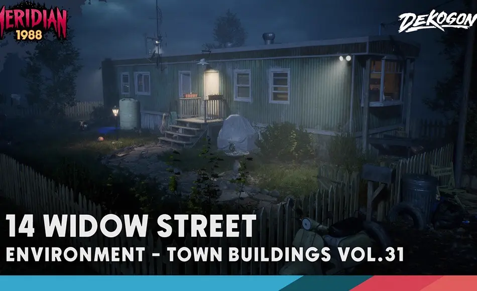 【UE5】模块化街道环境 Meridian 1988: 14 Widow Street – Modular Environment (VOL 31)