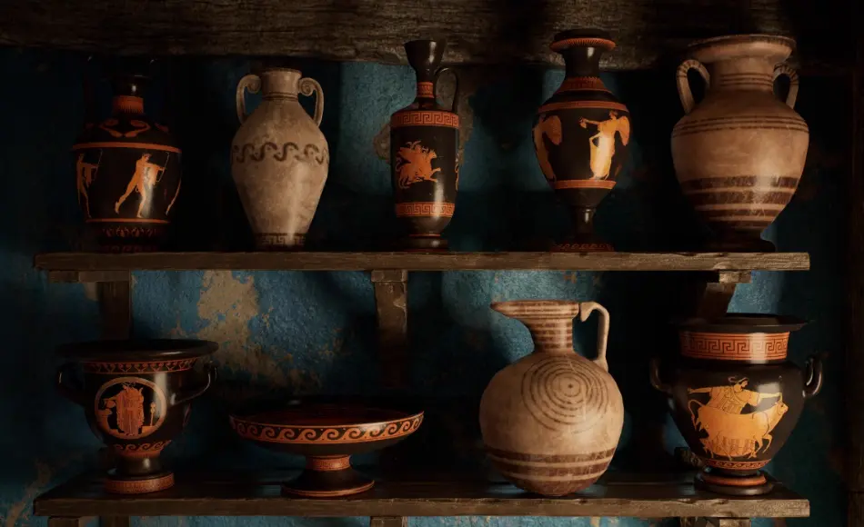 【UE5】古希腊陶器套装 Ancient Greek Pottery Pack