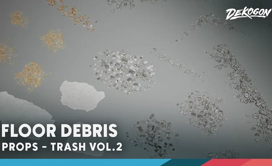【UE5】地面垃圾 TRASH VOL.2 – Floor Debris 【UE5】地面垃圾 TRASH VOL.2 – Floor Debris