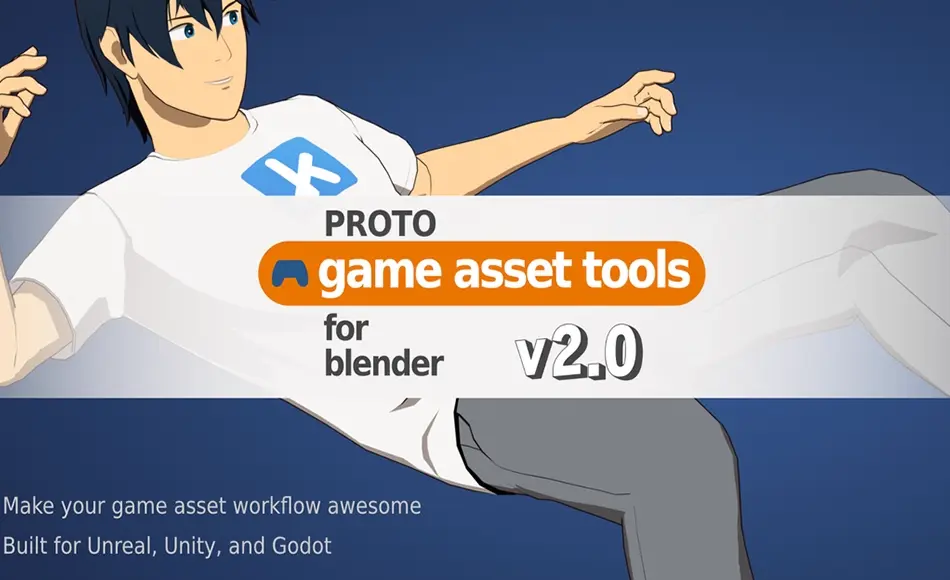 Blender插件 – 游戏资源工具 PROTO Game Asset Tools