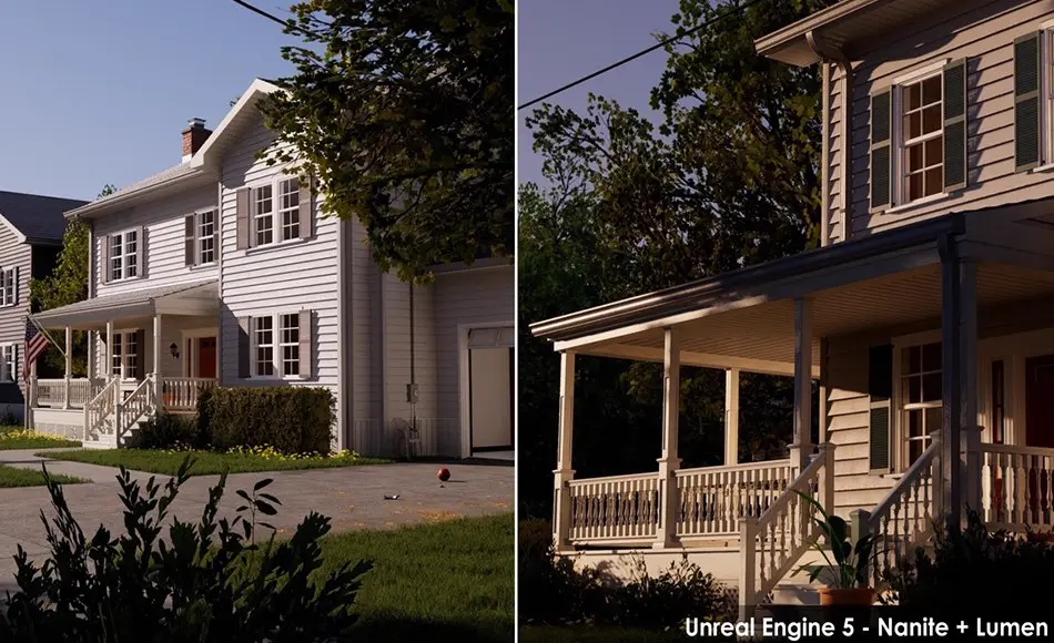 【UE5】模块化住宅房屋 Residential Houses – Modular Pack