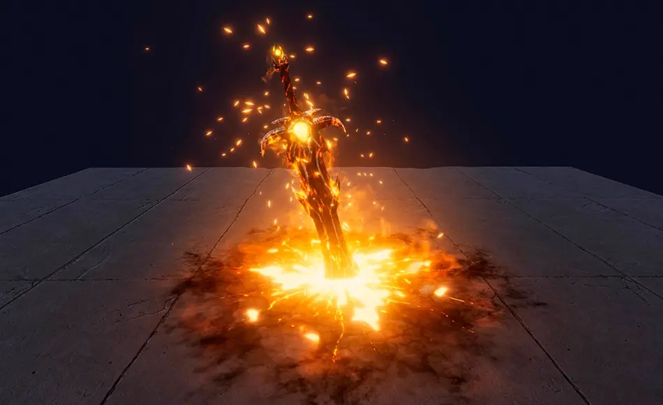 Unity特效 – 魔法剑特效 Magic swords VFX
