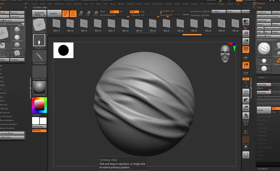 70 款布料皮革笔刷 70 VDM Brushes Cloth Leather & Fabric Brushes _ 70 Alpha (4k) +Video Tutorial for Zbrush, Blender and Substance Painter- Vol 03