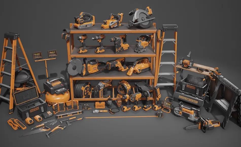 【UE5】电动工具套装 Power Tools Pack