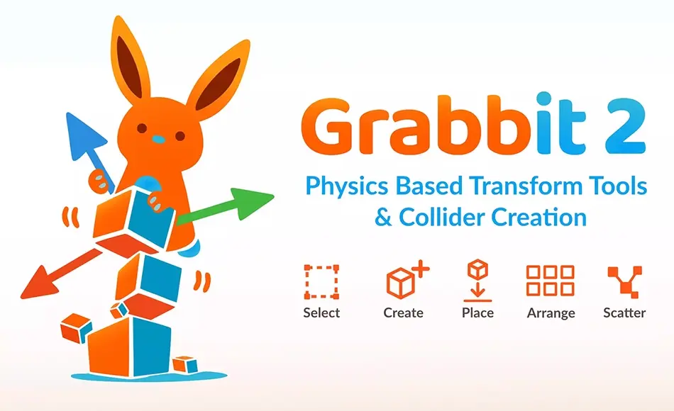 Unity插件 – 物理放置碰撞生成 Grabbit 2 – Physics Placement & Collider Generation