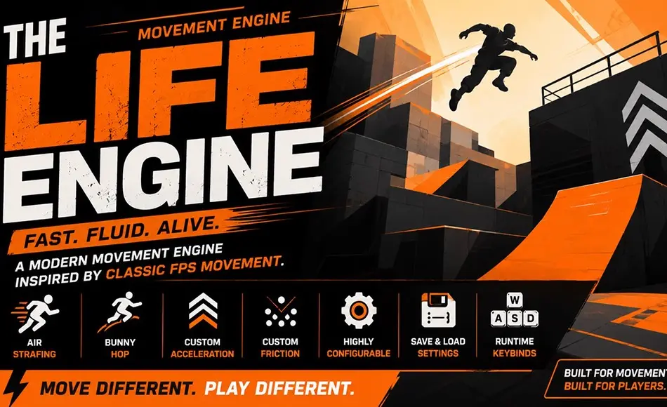 UE5插件 – 游戏生命引擎 The Life Engine (Source Movement Engine) 1.1