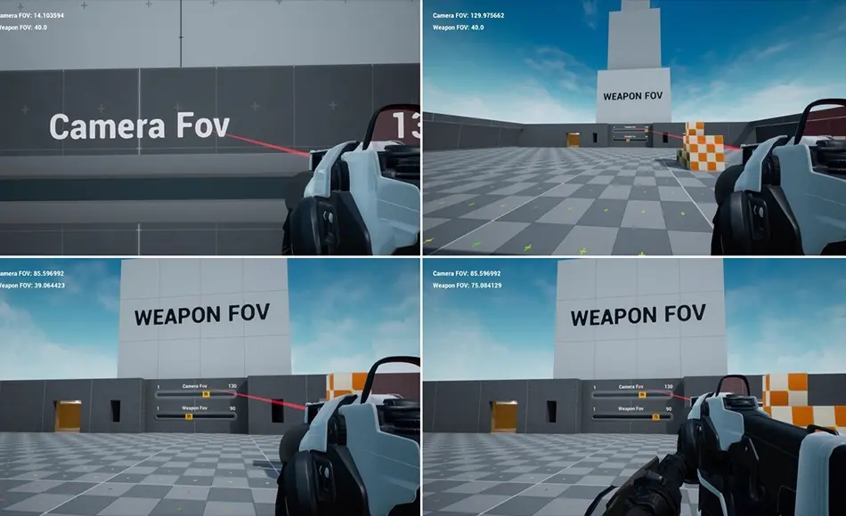 【UE4】武器视野 Weapon FOV