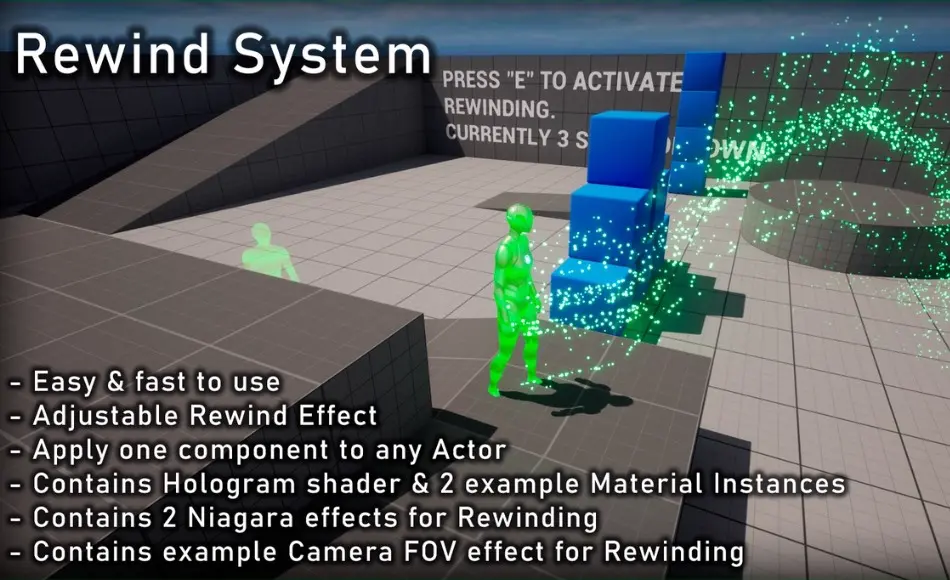 UE5插件 – 回溯系统 Rewind System
