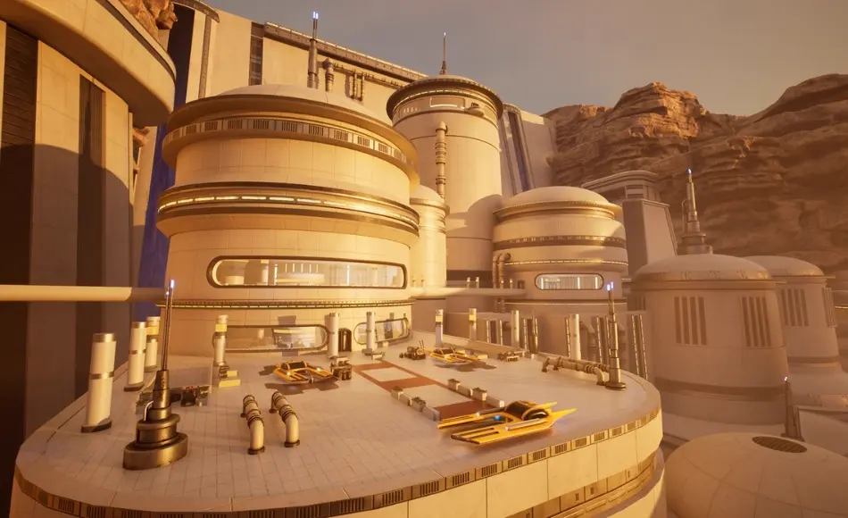 【UE5】科幻大坝城 Science Fiction Dam City