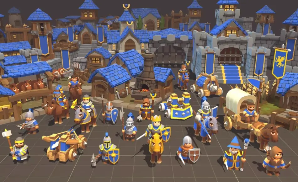 Unity角色 – 卡通骑士角色 Toony Tiny RTS Set