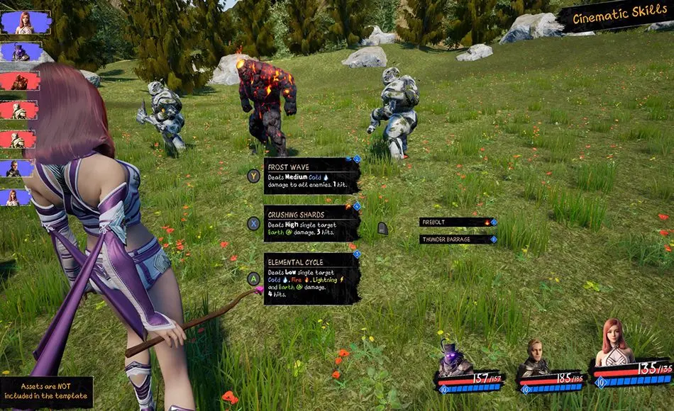 【UE5】回合制角色扮演游戏开发模板 Reactive Turn-Based RPG Template