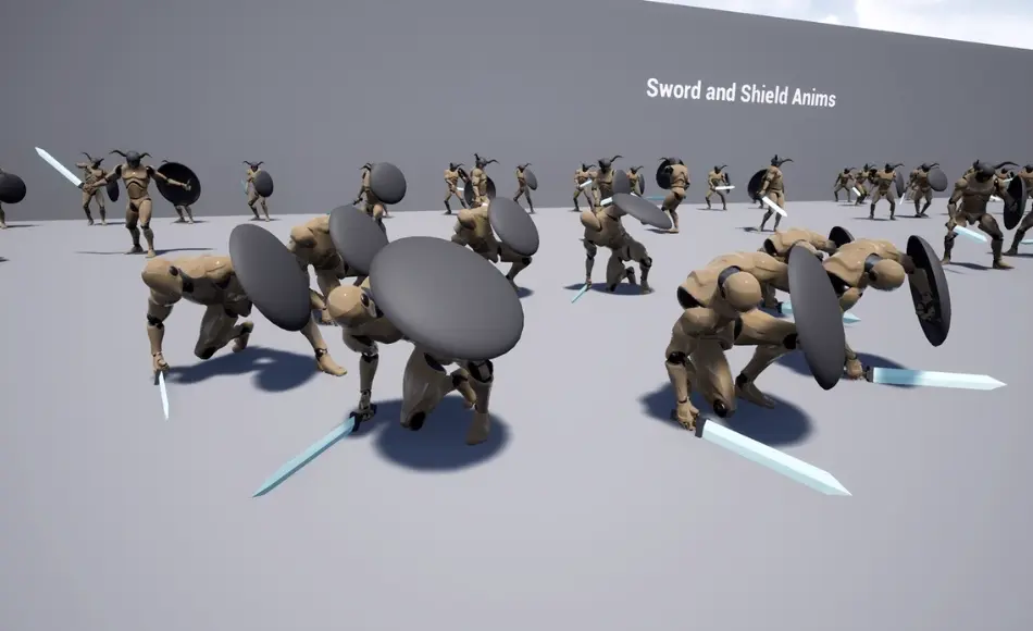 【UE5】剑盾动画 Sword and Shield Anims