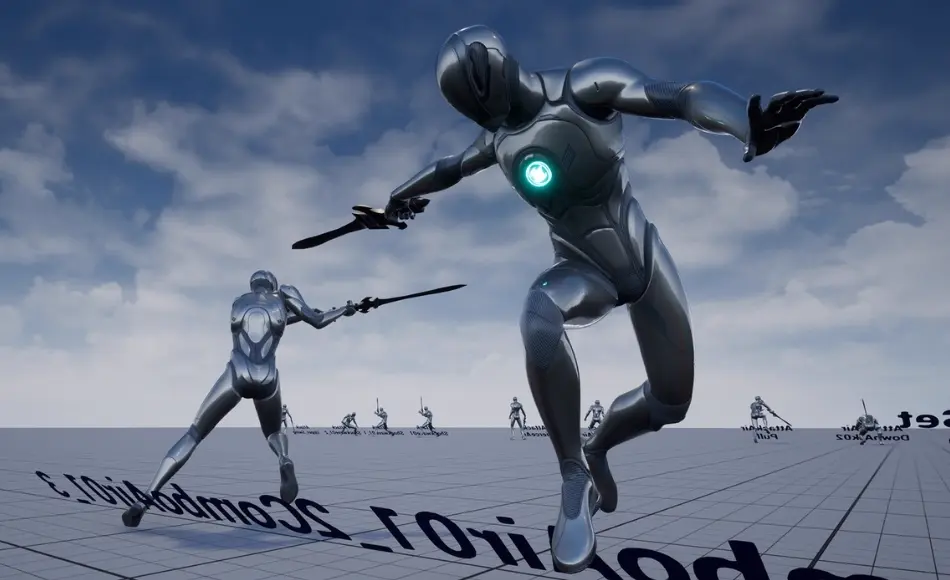 【UE4/5】空中连击动画 Insane Aircombo AnimSet