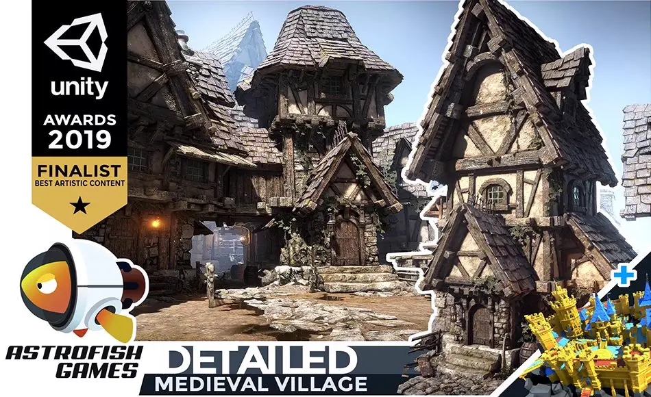 Unity场景 – 中世纪村庄 DETAILED – Medieval Village Unity场景 – 中世纪村庄 DETAILED – Medieval Village