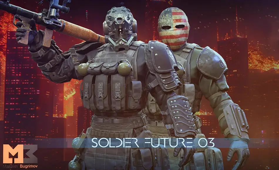 Unity角色 – 未来士兵角色 PBR Soldier Future 03 Unity角色 – 未来士兵角色 PBR Soldier Future 03