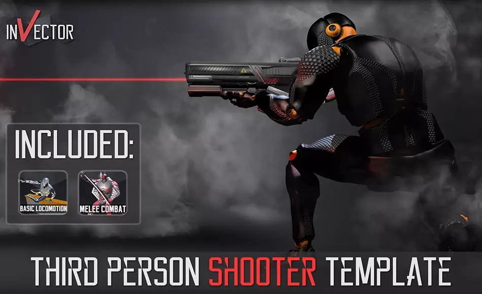 【更新】Uinty开发 – 第三人称射击游戏模板 Invector Third Person Controller – Shooter Template 【更新】Uinty开发 – 第三人称射击游戏模板 Invector Third Person Controller – Shooter Template