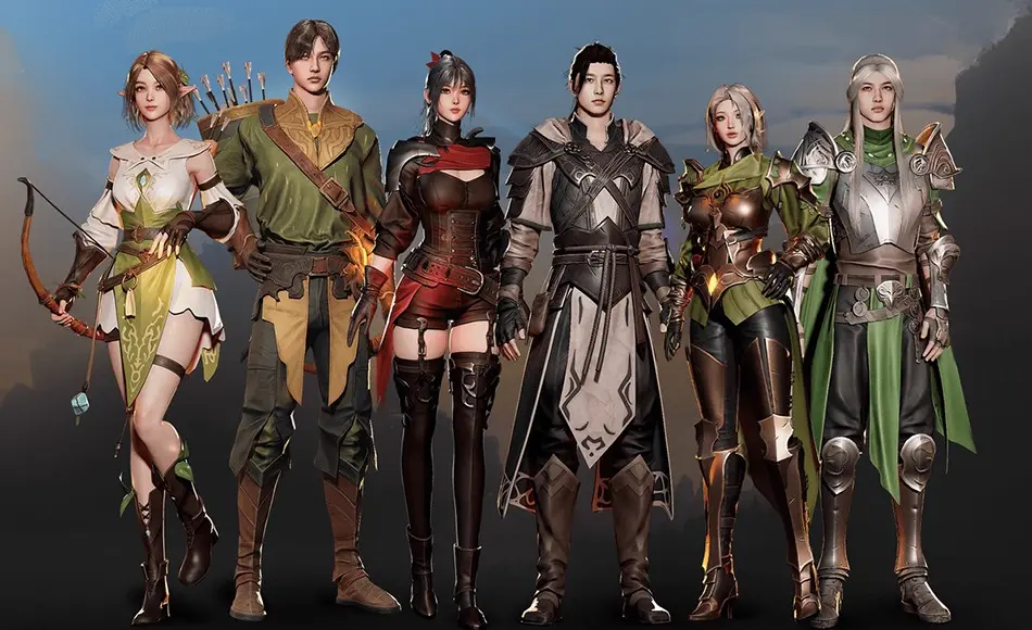 【UE5】弓箭手角色包 MMORPG Archers – Bundle