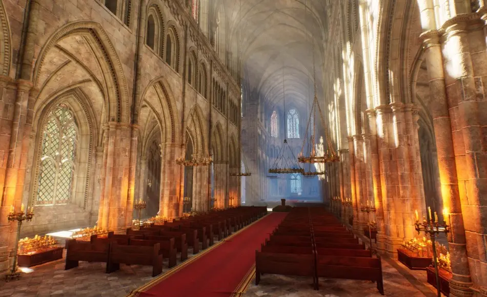 【UE5】模块化哥特式大教堂 Modular Gothic Cathedral 【UE5】模块化哥特式大教堂 Modular Gothic Cathedral