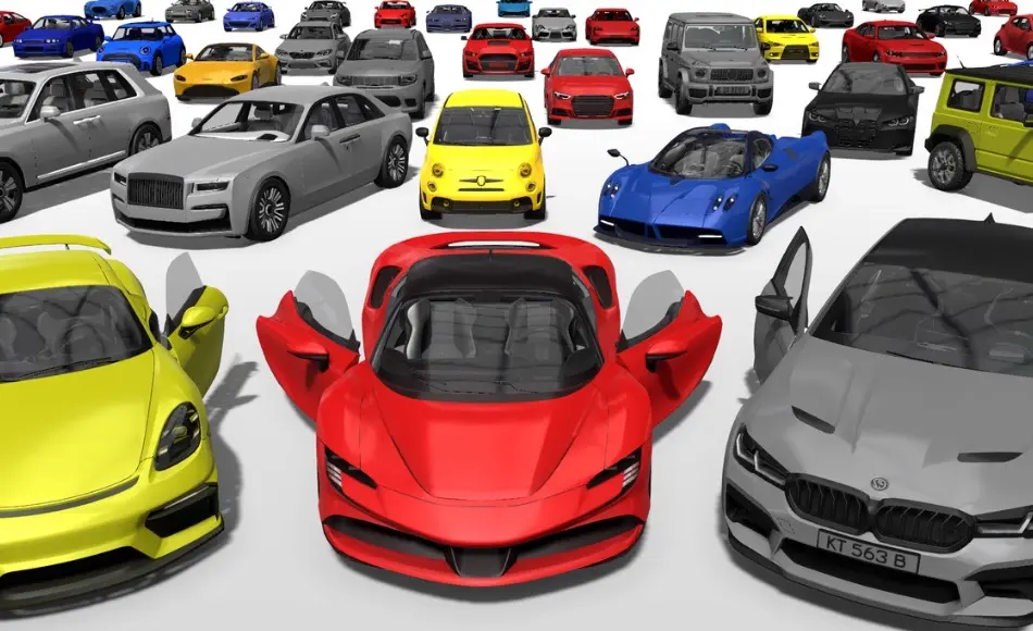 38 辆写实跑车 Interactive Sports Cars Pack – 38 Realistic Vehicles