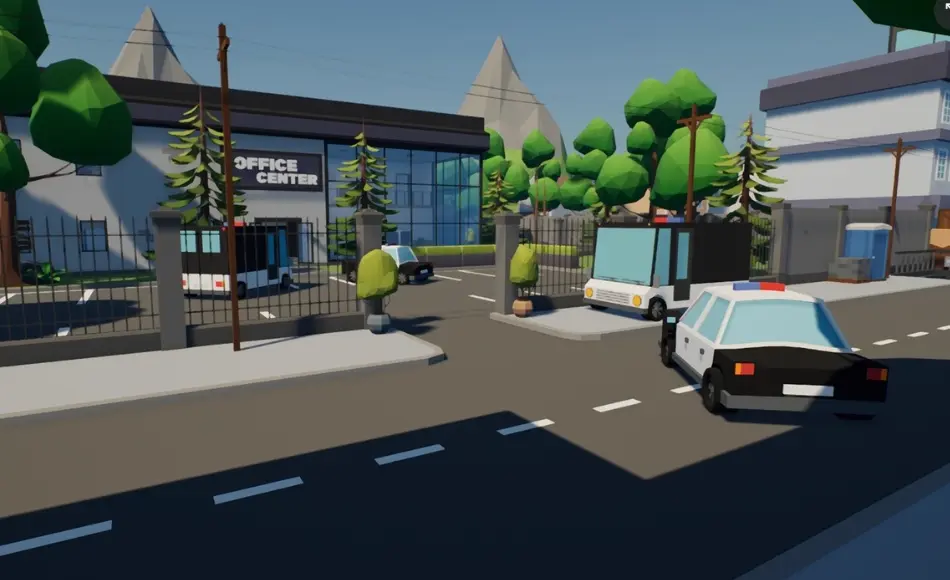 【UE5】风格化射击地图 Low Poly FPS Map Vol.3 – Shooter Office Map