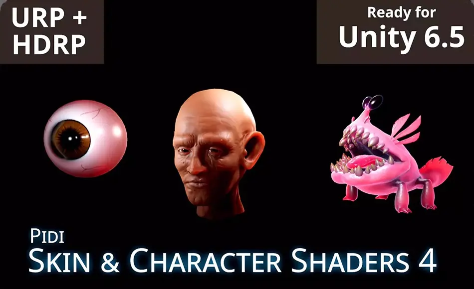Unity材质 – 皮肤材质 PIDI: Skin and Character Shaders 4