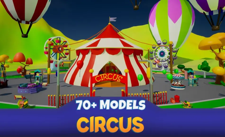 【UE5】马戏团冒险包 Circus Adventure Pack