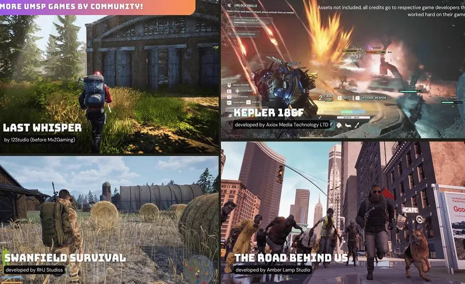 【UE5】模块化多人生存游戏开发模板 Ultimate Multiplayer Survival Pack V6