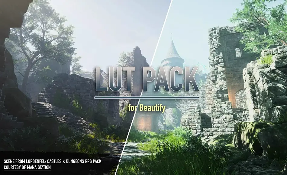 Unity资产 – 后期调色包 LUT Pack for Beautify