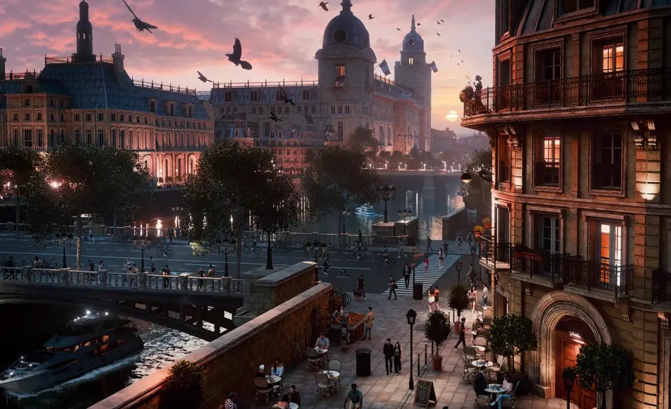 Kitbash3D – 巴黎街区 paris