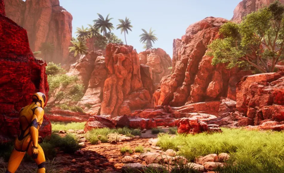 【UE5】红峡谷沙漠生物群落 Red Canyon Desert Biome