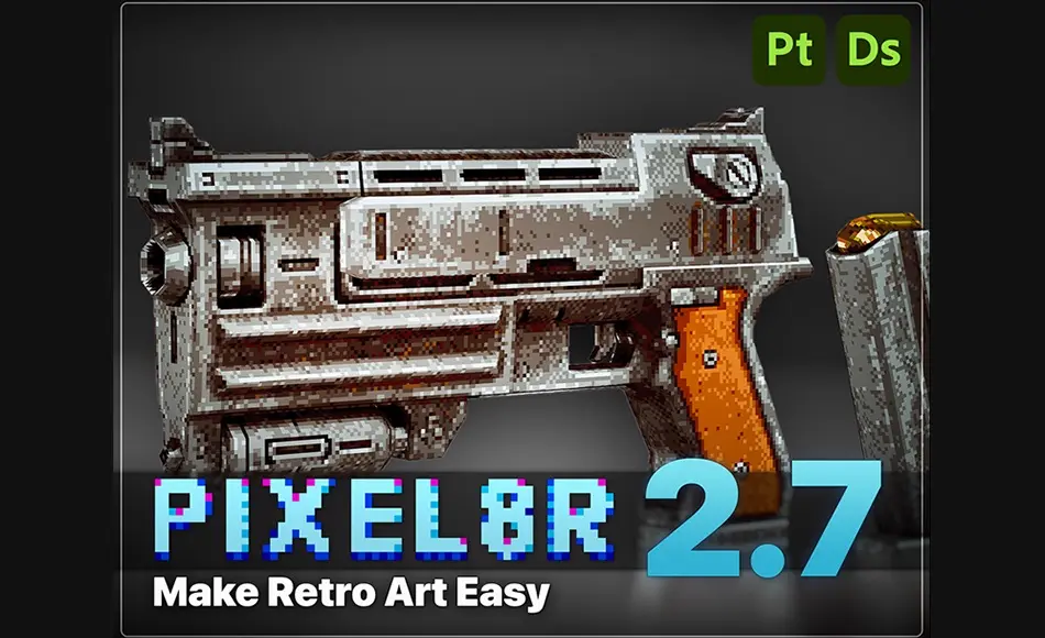 Substance插件 – 2D像素化效果插件 Pixel8r2.7
