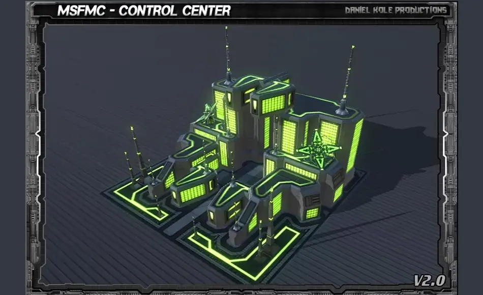 Unity资产 – 科幻控制中心 MSFMC – Control Center