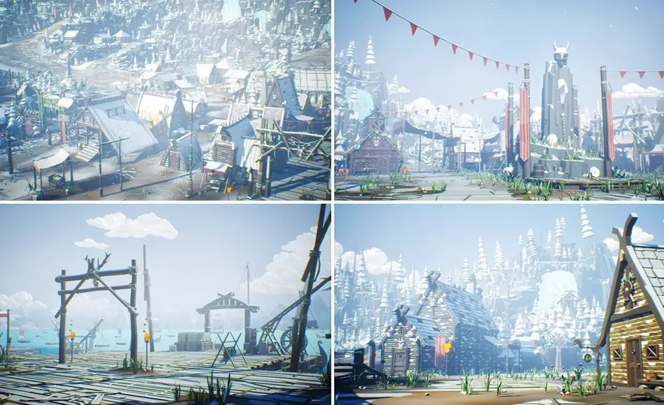 【UE5】风格化维京世界 Low Poly Viking World 【UE5】风格化维京世界 Low Poly Viking World