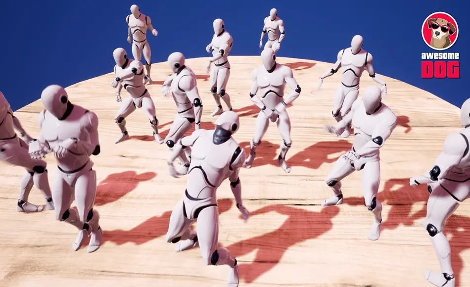 【UE5】舞蹈动作捕捉动画 Mixed MoCap Dance Set 1